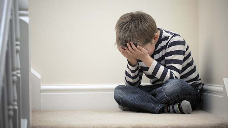 Upset child
