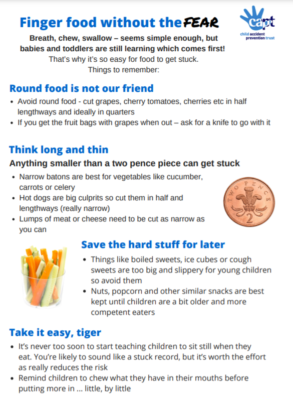 CAPT food advice