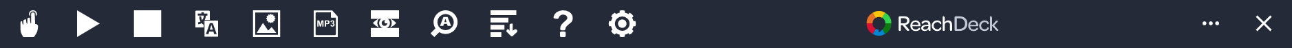 ReachDeck Toolbar