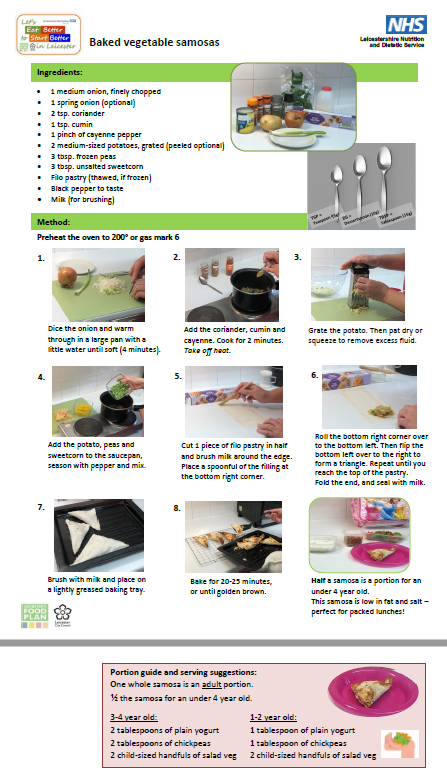 Baked samosas recipe