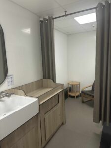 East Midlands Airport baby change room
