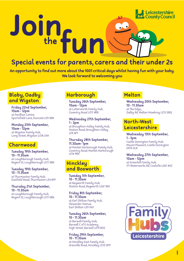 All 1001 events in Leicestershire