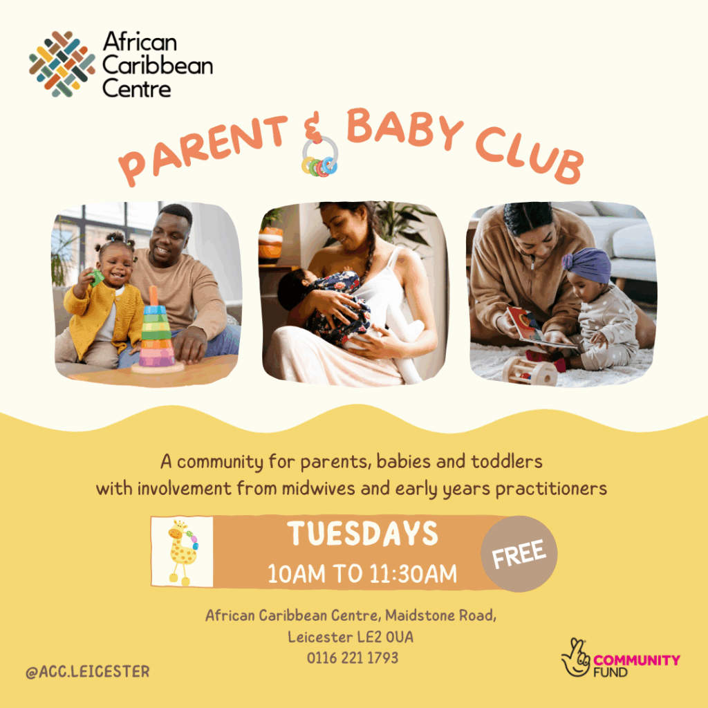 Images with details of the Parent & Baby Club