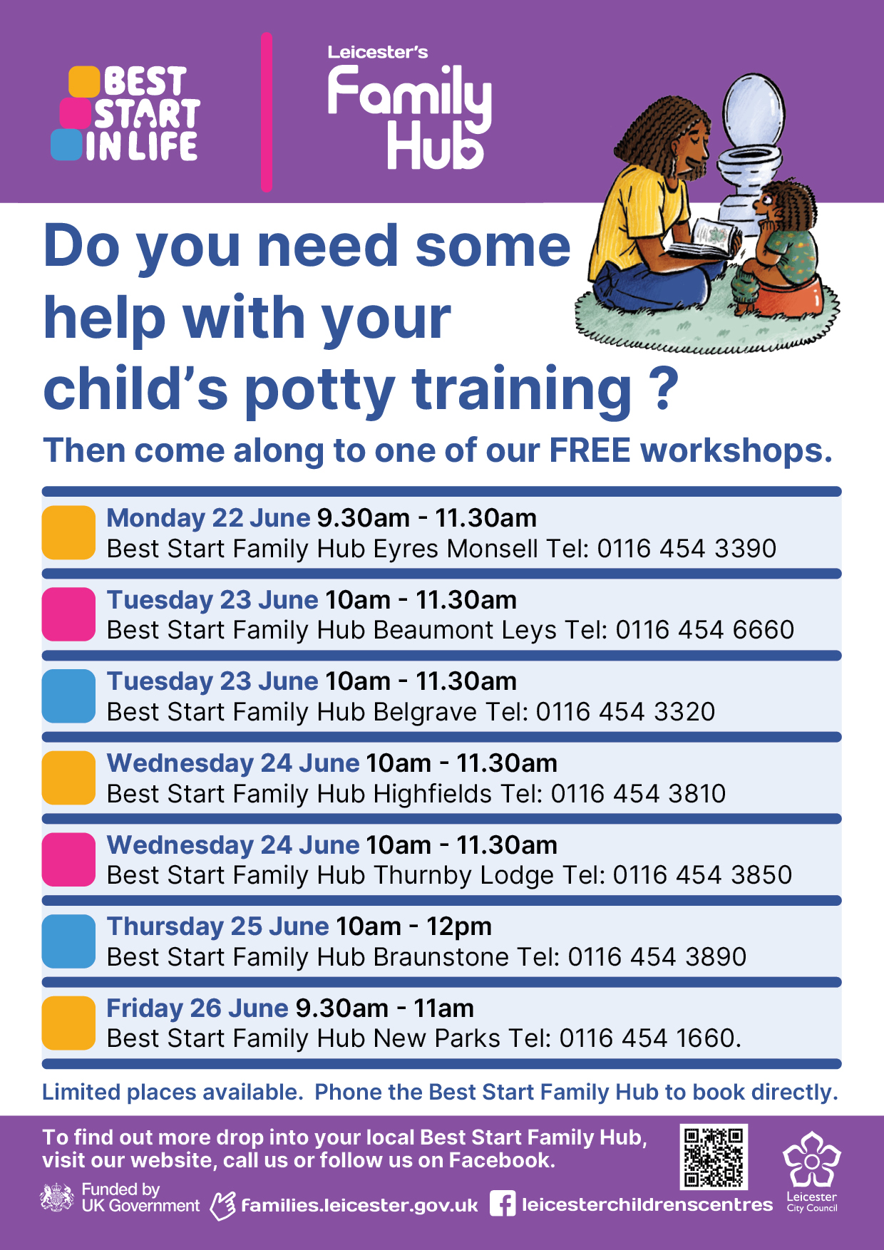 Potty training roadshow poster