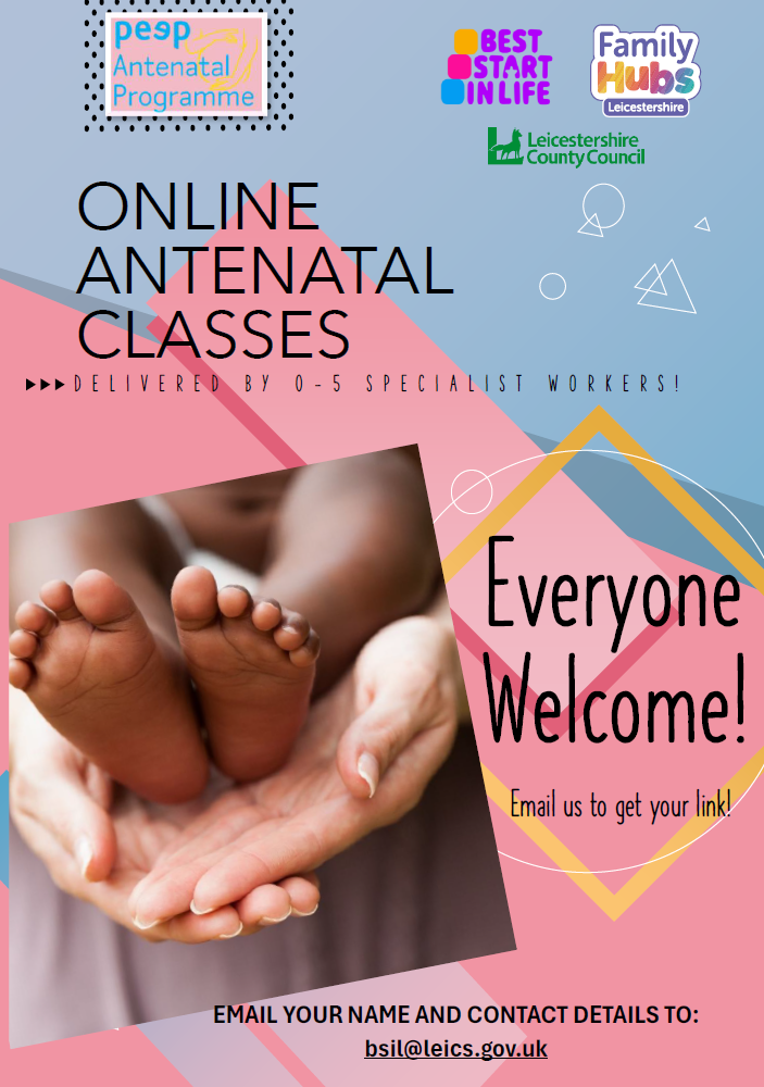 Online antenatal leaflet page one