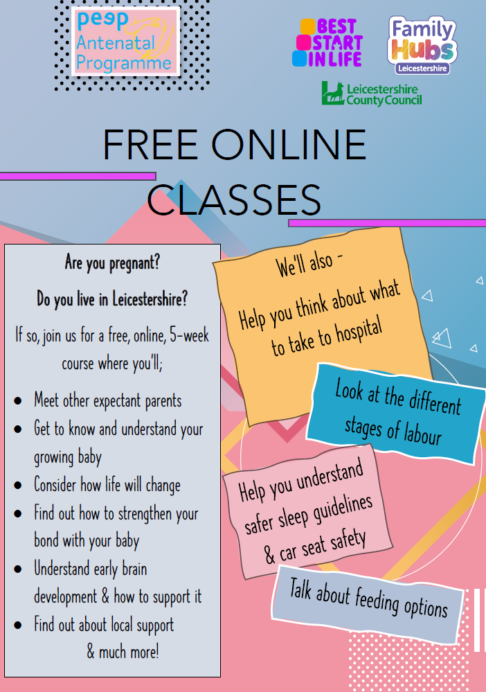 Online antenatal leaflet page two